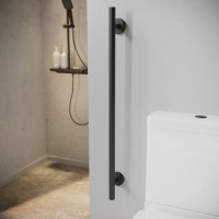 Black Bathroom Grab Rail 700 x 77mm - Arissa