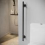 Black Bathroom Grab Rail 800 x 77mm - Arissa