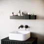 Black Bathroom Organiser Shelf 600mm- Arissa