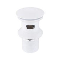 Matt White Click Clack Slotted Basin Waste - Arissa Matt White Click Clack Slotted Basin Waste - Arissa