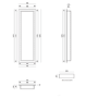 Tileable Shower Niche 1270 x 406mm - Arissa