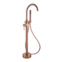 A1/ARIVRG004 ONLY OPENED - Brushed Bronze Freestanding Bath Shower Mixer Tap - Arissa