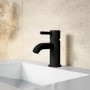 Black Cloakroom Mono Basin Mixer Tap - Arissa