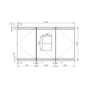 Triple Door Mirrored Bathroom Cabinet with Lights Demister & Socket 1200 x 800mm - Artemis