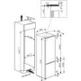 Whirlpool ART872ANF 70-30 Integrated No Frost Fridge Freezer - 177x54cm - Sliding Rail
