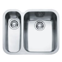 Franke Ariane Left Hand Small 1.5 Bowl Stainless Steel Chrome Undermount Kitchen Sink