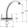 Franke ARX651PRPACK Ariane 1.5 Bowl Right Hand Drainer Sink and Tap Pack