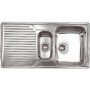 Franke ARX651PL Ariane 1.5 Bowl Left Hand Drainer Stainless Steel Sink
