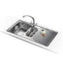 Franke ARX651PRPACK Ariane 1.5 Bowl Right Hand Drainer Sink and Tap Pack