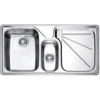 Franke ARX654R Ariane One and a Half Bowl Right Hand Drainer Sink