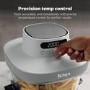 Ninja AS090UKWH CRISPi PRO 5-in-1 Glass Air Fryer – White  Air Fry Roast Bake Reheat & Dehydrate Healthy Crispy Cooking