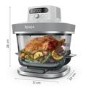 Ninja AS090UKWH CRISPi PRO 5-in-1 Glass Air Fryer – White  Air Fry Roast Bake Reheat & Dehydrate Healthy Crispy Cooking