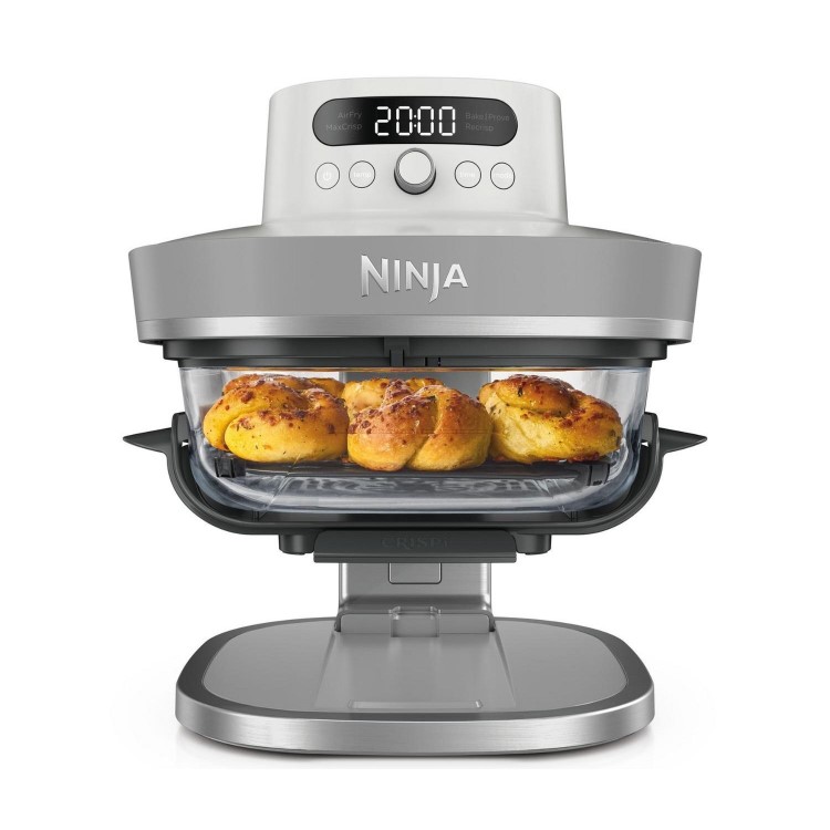 Ninja AS090UKWH CRISPi PRO 5-in-1 Glass Air Fryer – White  Air Fry Roast Bake Reheat & Dehydrate Healthy Crispy Cooking