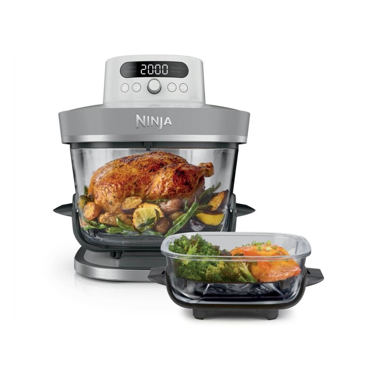 Ninja AS090UKWH CRISPi PRO 5-in-1 Glass Air Fryer – White  Air Fry Roast Bake Reheat & Dehydrate Healthy Crispy Cooking