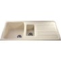 GRADE A2 - CDA AS2CM Asterite Composite 1.5 Bowl Sink Cream
