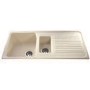 CDA AS2IV Asterite Composite Ivory 1.5 Bowl Sink