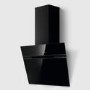 Elica Ascent 60cm Angled Cooker Hood - Black Glass