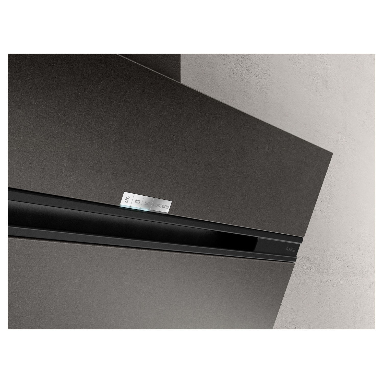 Elica ASCURBIRON Ascent 90cm Angled Cooker Hood Iron Appliances