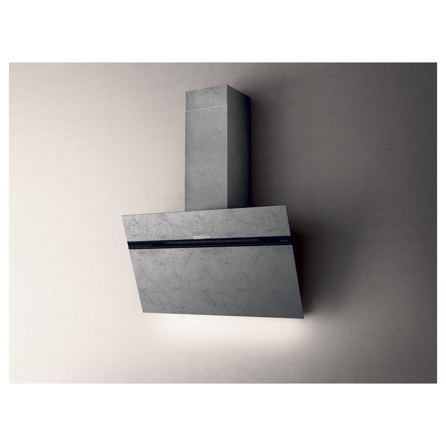 Elica ASCURBZC Ascent 90cm Angled Cooker Hood Zinc Appliances Direct