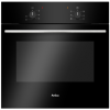 GRADE A2 - Amica ASC200BL 5-function 62L Single Fan Oven With 13A Possibility - Black