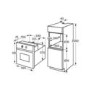 GRADE A2 - Amica ASC420WH 65L 11 Function Electric Single Oven - White