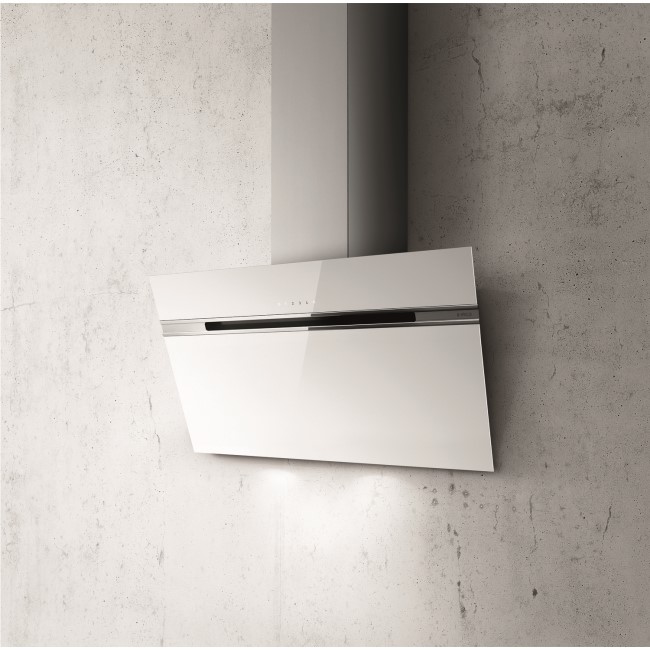 Elica ASCENT-90-WH ASCENT90WH Ascent White Angled 90cm Chimney Cooker Hood