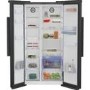 Beko 576 Litre Side By Side American Style Fridge Freezer  - Black Stainless Steel