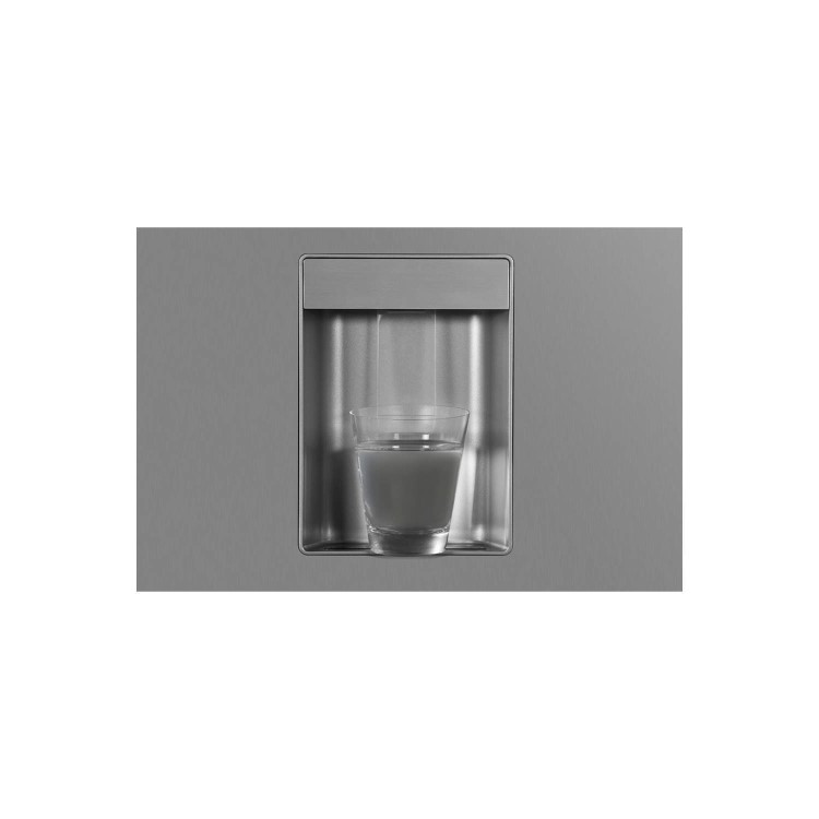 GRADE A1 - Beko ASD241X Stainless Steel Side By Side Fridge Freezer With Non-plumbed Water Dispenser