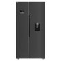 Beko 576 Litre Side by Side American Fridge Freezer with HarvestFresh™ - Black Steel