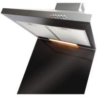 CDA ASG9BL Square Glass Splashback 900W x 750H - Black