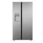 Beko ASGN542S Side-by-side Fridge Freezer With Non-plumbed Ice And Water Dispenser - Silver