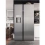 Beko ASGN542S Side-by-side Fridge Freezer With Non-plumbed Ice And Water Dispenser - Silver
