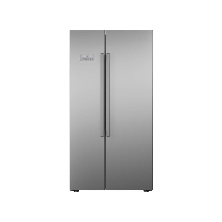 GRADE A2 - Beko ASL141S Silver No Frost American Fridge Freezer