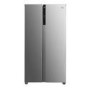 Beko 532 Litre 60/40 Freestanding American Fridge Freezer - Brushed Steel