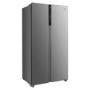 Beko 532 Litre 60/40 Freestanding American Fridge Freezer - Brushed Steel