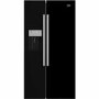 GRADE A1 - Beko ASN541B Black American Fridge Freezer With Non-plumbed Ice And Water Dispenser