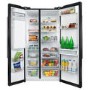GRADE A1 - Beko ASN541B Black American Fridge Freezer With Non-plumbed Ice And Water Dispenser