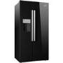 GRADE A1 - Beko ASN541B Black American Fridge Freezer With Non-plumbed Ice And Water Dispenser