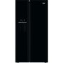 Beko ASNL551B Side By Side American Fridge Freezer Black With Non-plumbed Ice And Water