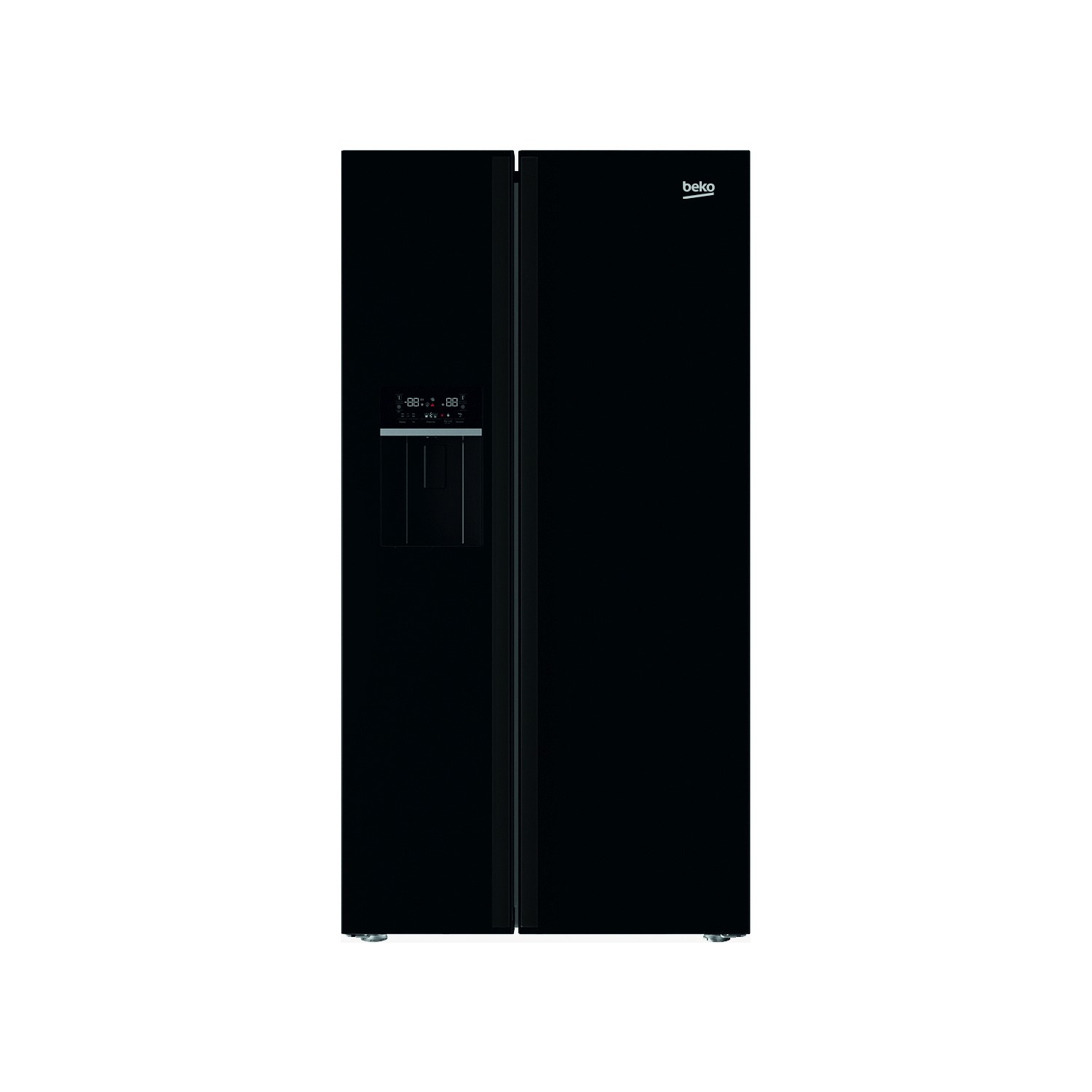 Beko ASNL551B Side By Side American Fridge Freezer Black With Non