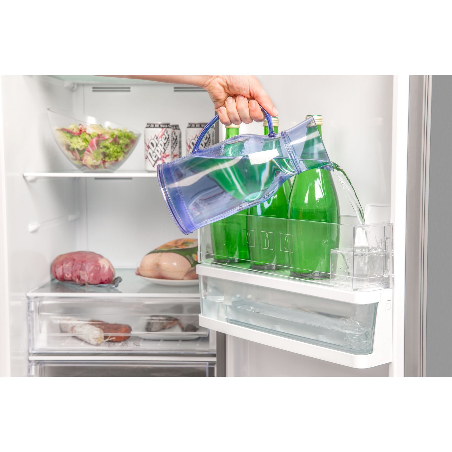 Beko ASNL551B Side By Side American Fridge Freezer Black With Non