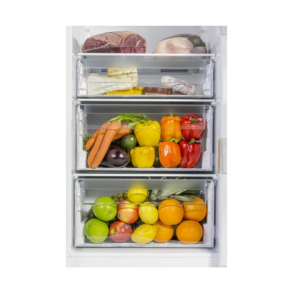 Beko ASNL551B Side By Side American Fridge Freezer Black With Non