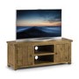 Julian Bowen Aspen Large Pine TV Unit with Storage - TV's up to 50"