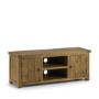 Julian Bowen Aspen Large Pine TV Unit with Storage - TV's up to 50"