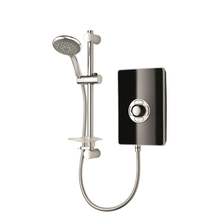 Triton Aspirante 8.5kw Gloss Black Electric Shower