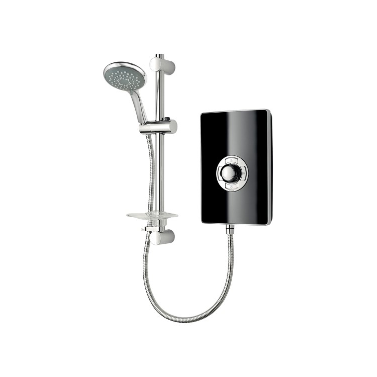 GRADE A1 - Triton Aspirante 9.5kw Electric Shower - Gloss Black