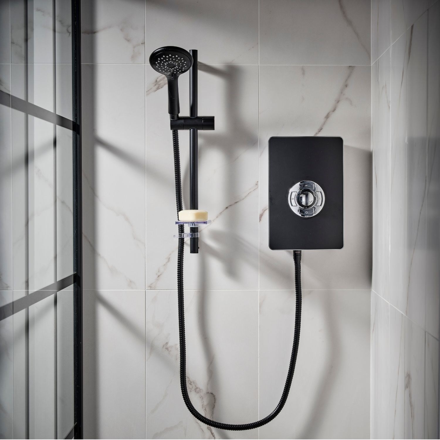 Triton Aspirante 9.5kw Black Electric Shower