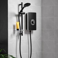 GRADE A2 - Triton Aspirante 9.5kw Electric Shower - Matte Black
