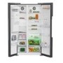 Beko 571 Litre Side-By-Side American Fridge Freezer - Black Steel