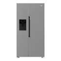 ASP342VPS Beko 571 Litre Side By Side American Fridge Freezer - Stainless Steel
